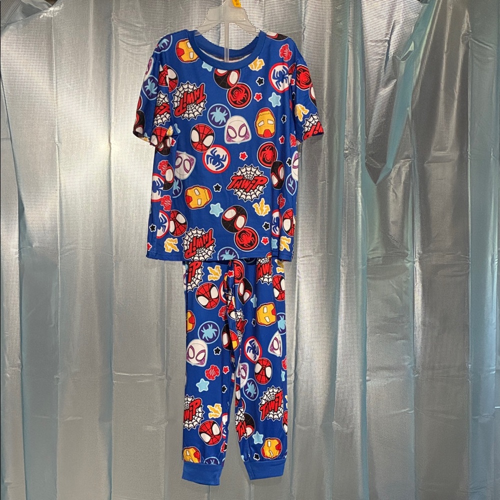 Marvel Kids Pajama Set - Blue and Red